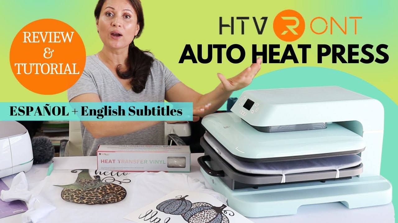 Review: Como Funciona la Nueva AUTO HEAT PRESS de HTVRONT | Personalizando con Iron On y Sublimación