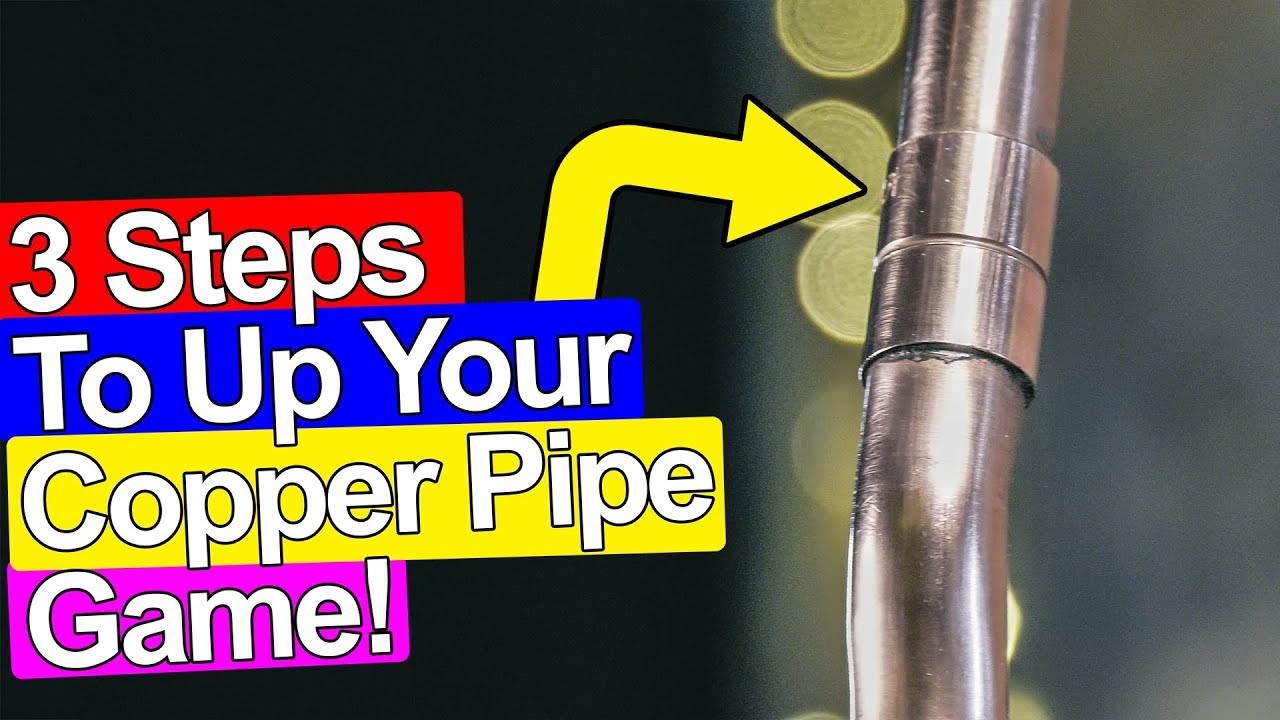 3 STEPS TO PRO CLEAN COPPER PIPES IN PLUMBING