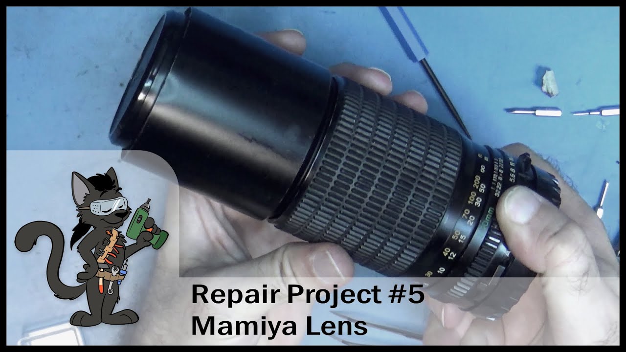 Repair Project #5 - Mamiya Lens