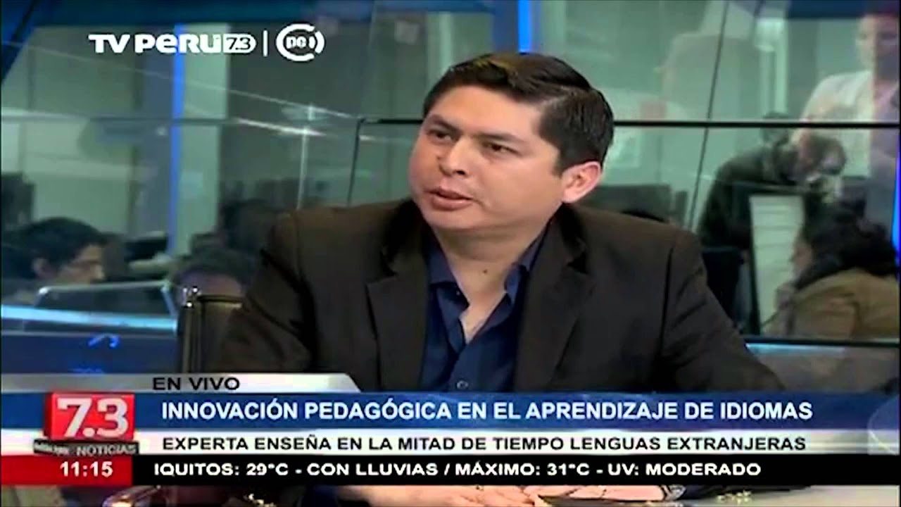 ENTREVISTA A HERBERT CALLER Y CLAUDIA DOSTAL TV PERU NOTICIAS 7 3 CLC - CALLER LANGUAGE CENTER