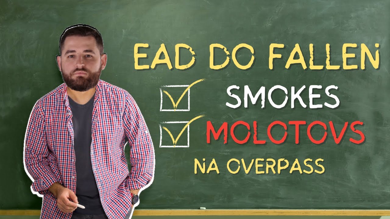 FALLEN ensina TODAS AS SMOKES na OVERPASS! 📓🔥