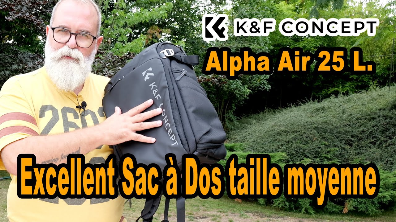 Sac à Dos Photo de K&F Concept Alpha Air 25L KF13.128V4 - EN FRANÇAIS