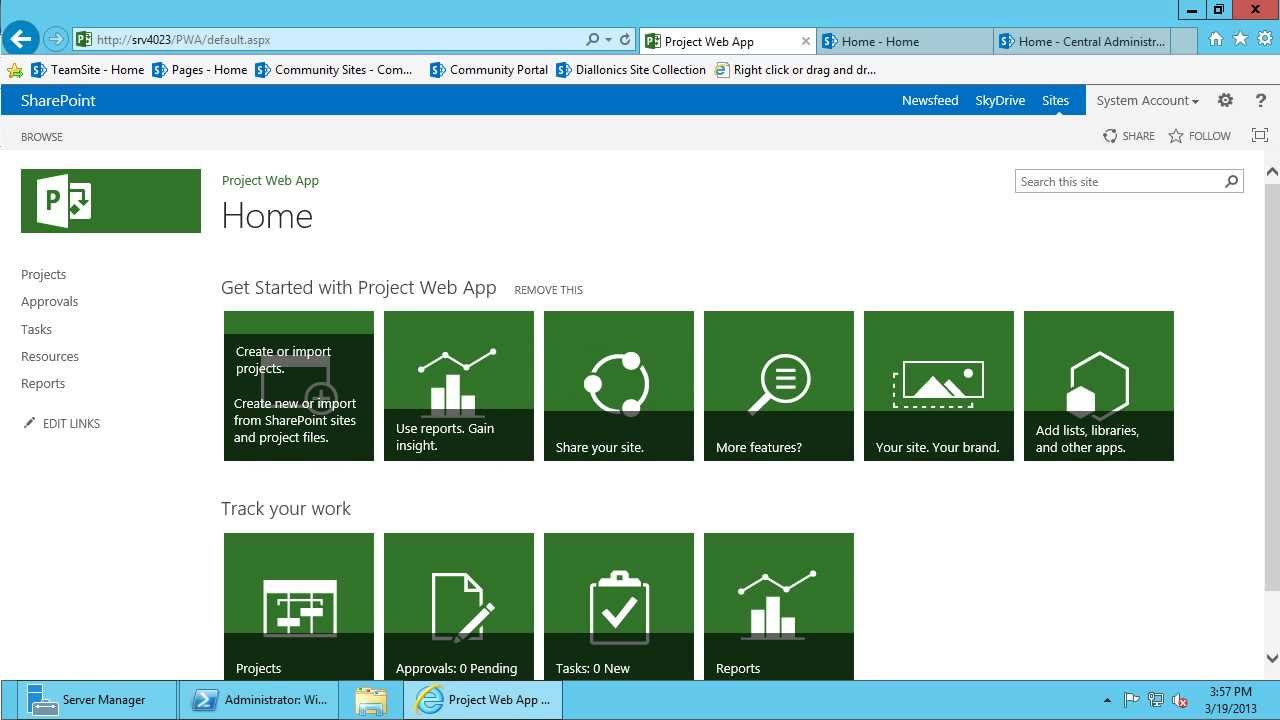 Project Server 2013-PWA Overview