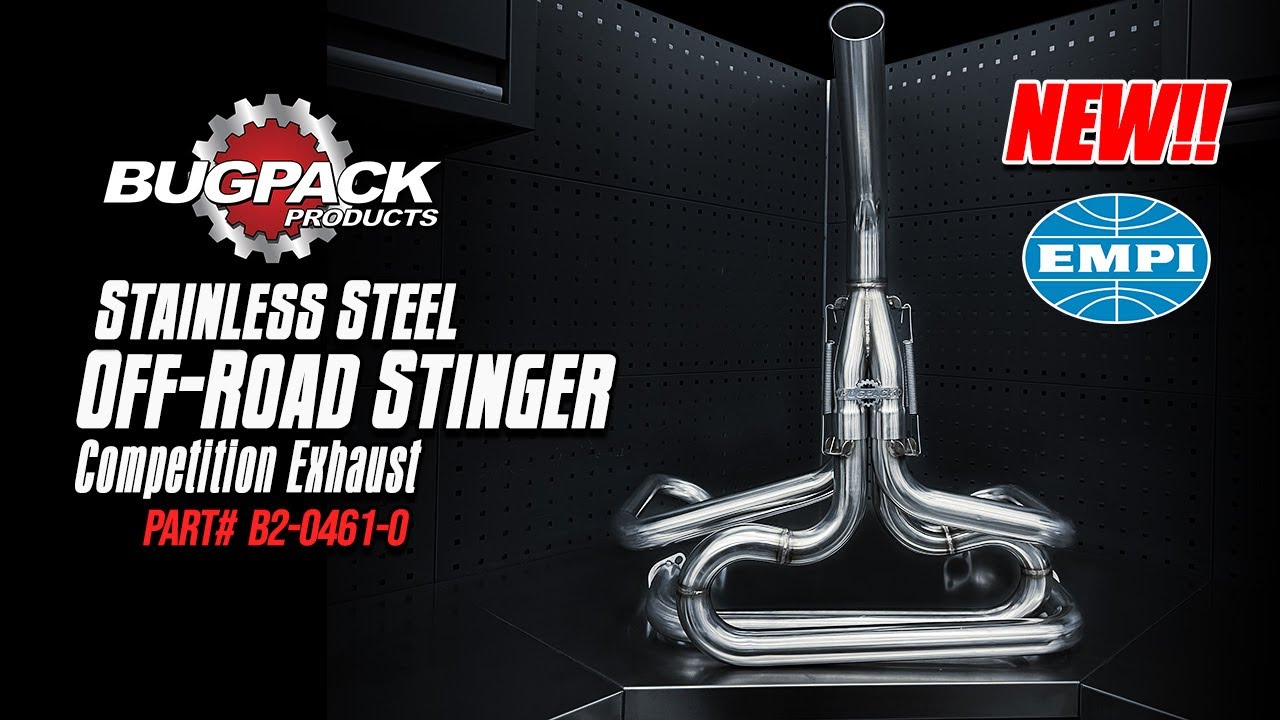 New BUGPACK Stainless Steel Off-Road Stinger Competition Exhaust!