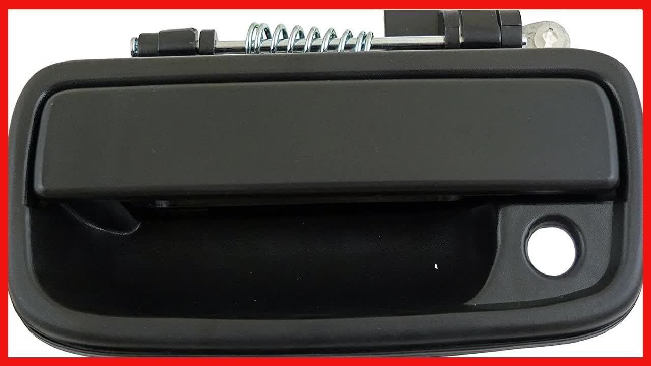 Dorman 91319 Front Driver Side Exterior Door Handle Compatible with Select Toyota Models, Black