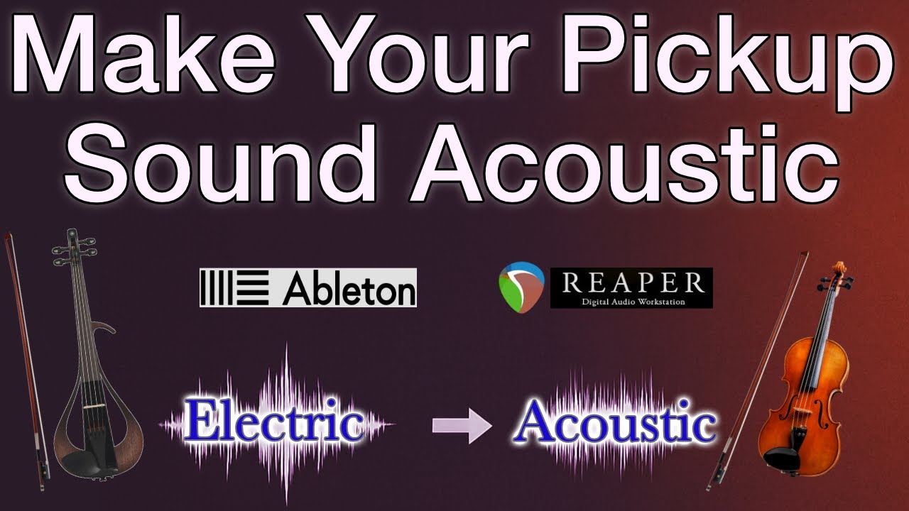 Make Your Pickup Sound Like a Real Instrument | Ableton vs Reaper