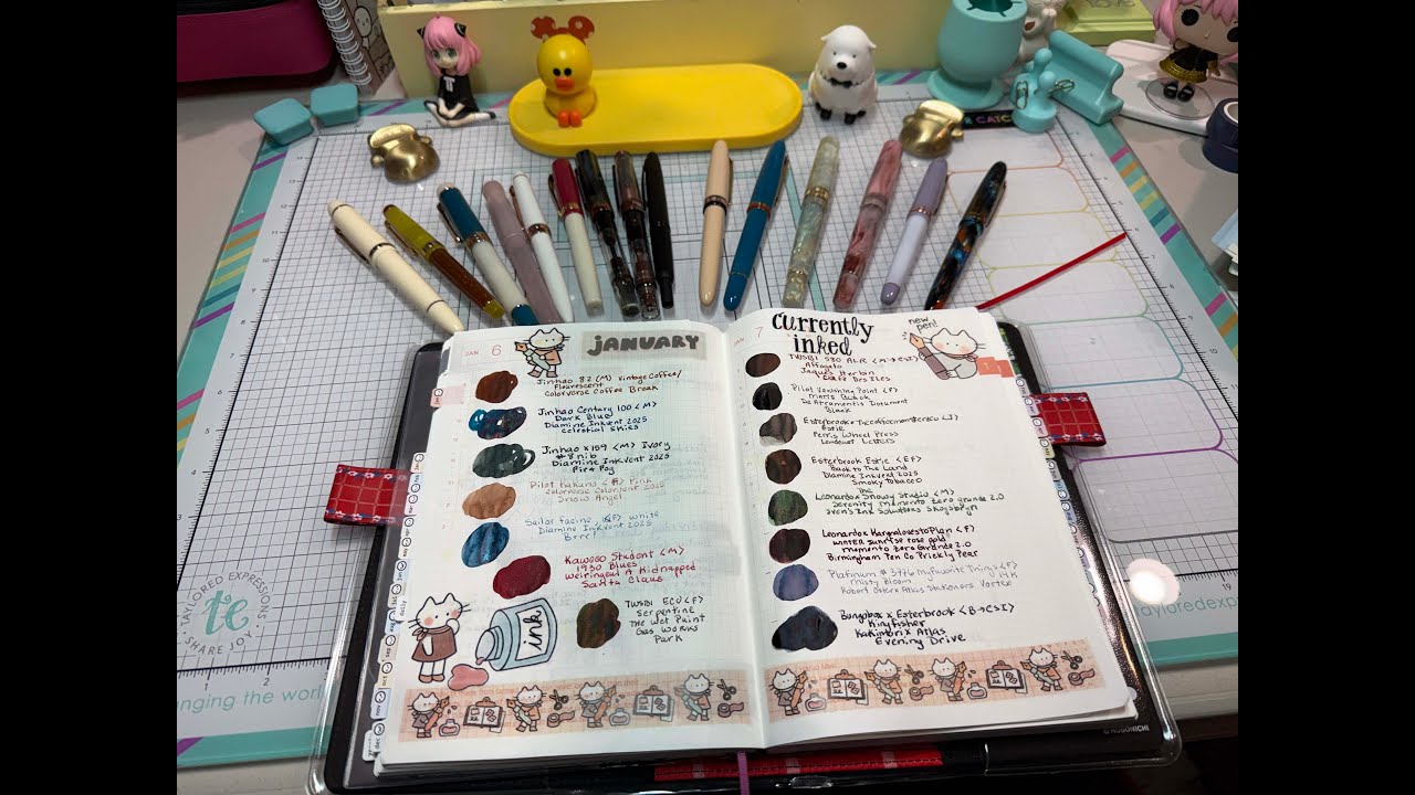2026 January Currently Inked & Pens that won't break the bank.