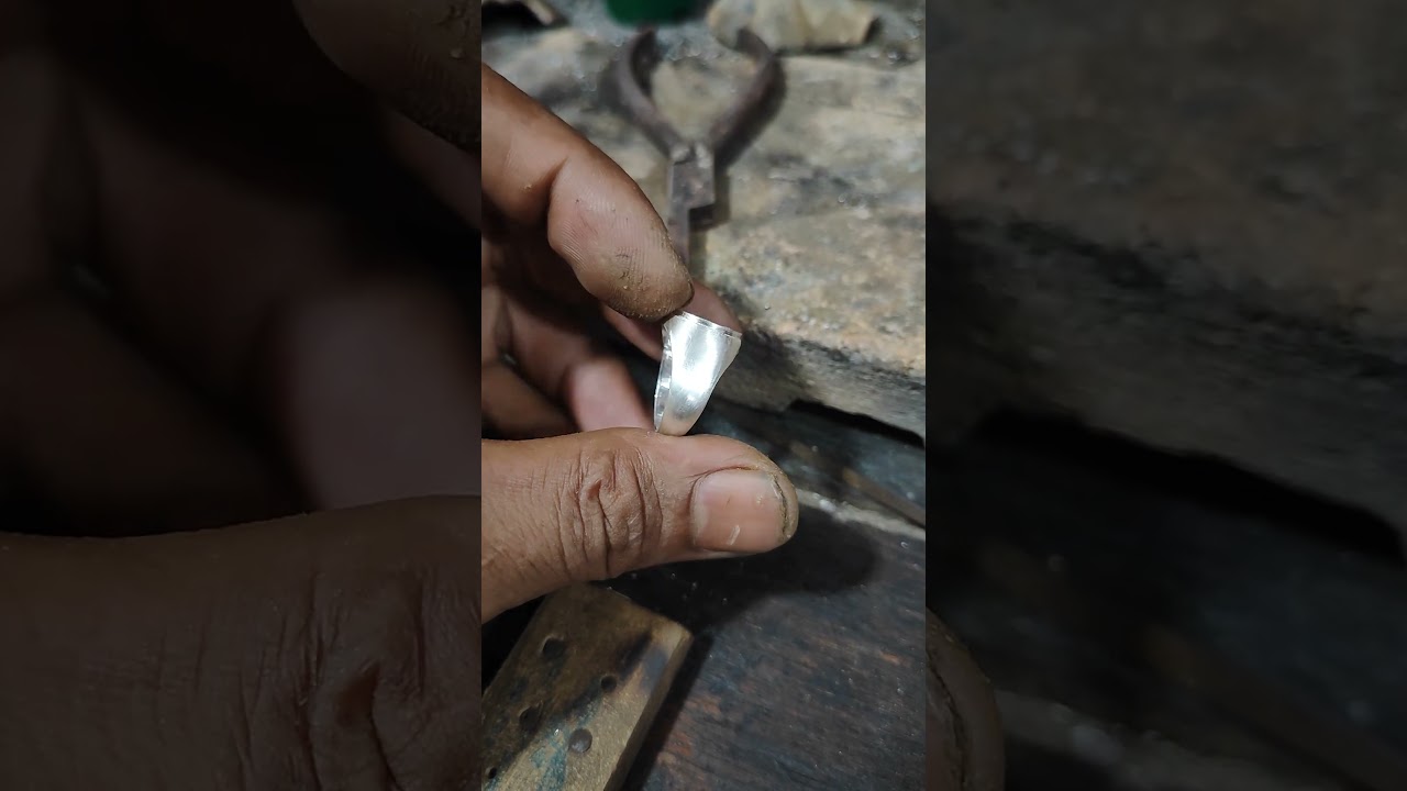 cincin stempel bulat logo AS silver