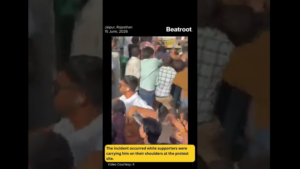 CJP founder Abhijeet Dipke was slapped during a protest. #shorts