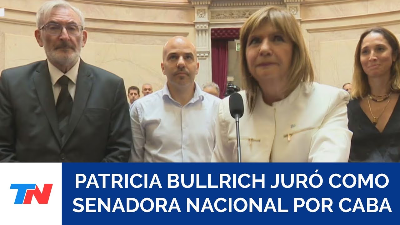 Patricia Bullrich juró como senadora de La Libertad Avanza por la Ciudad de Buenos Aires