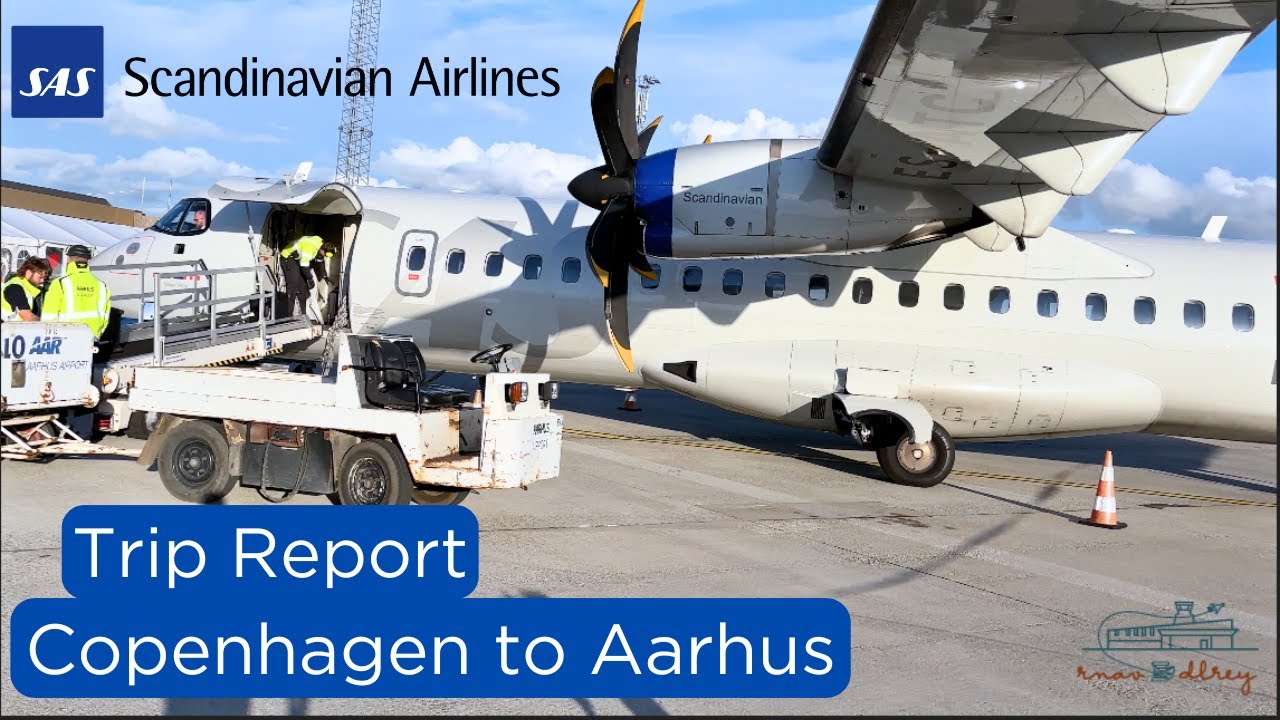 Scandinavian ATR72 Ops. | Copenhagen to Aarhus