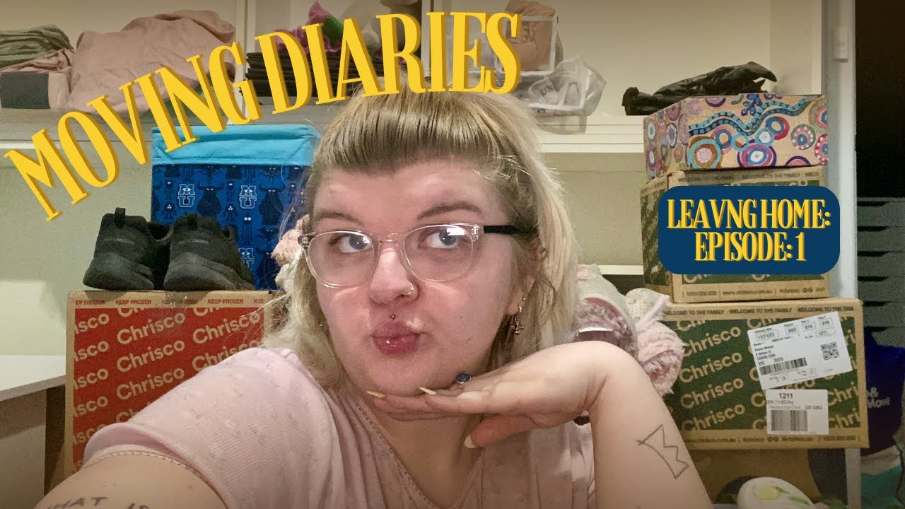 MOVING DIARIES: part one! | packing up everything I own! | Chloe Benson