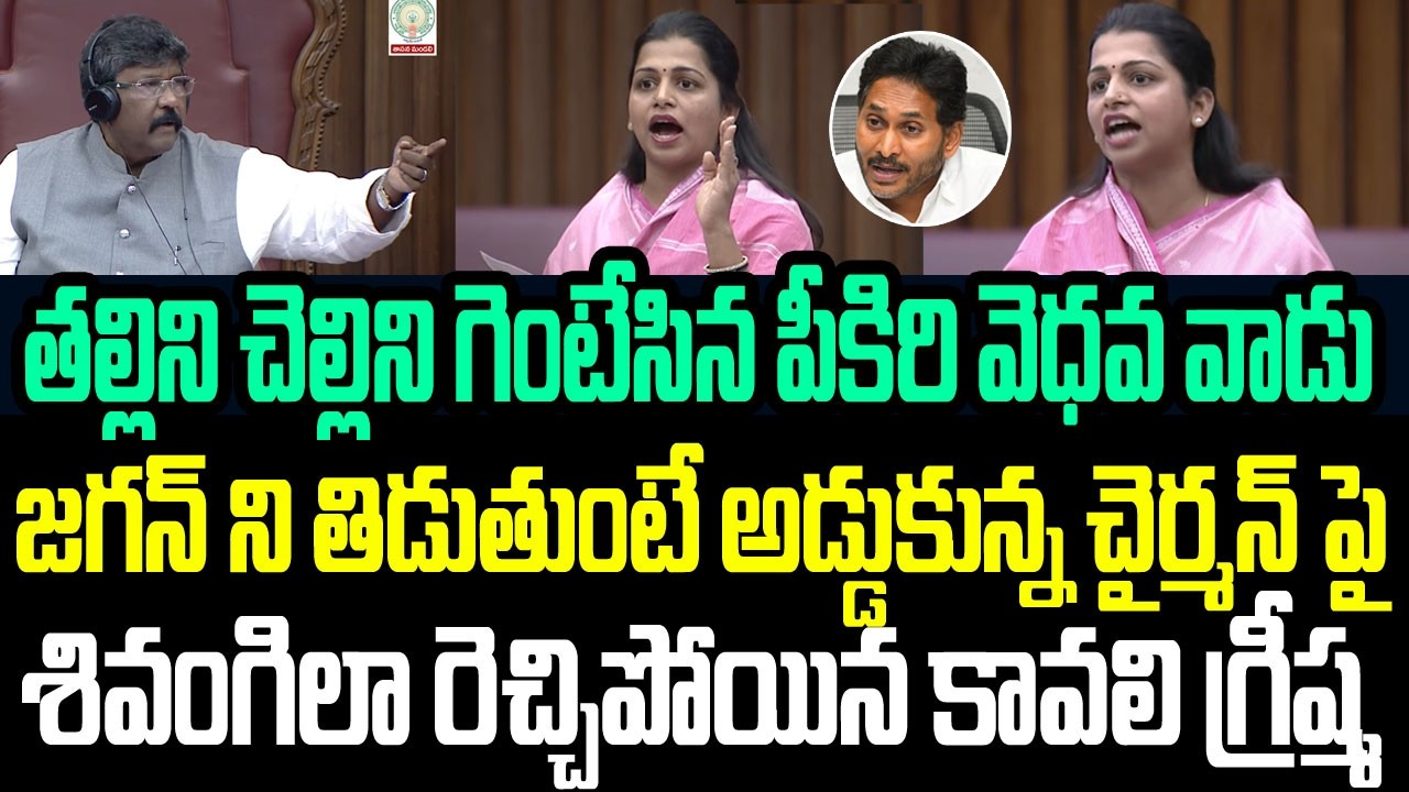 వాడొక పీకిరి వెధవ..జగన్ ని తిడుతుంటే అడ్డుకున్న చైర్మన్ పై శివంగిలా రెచ్చిపోయిన కావలి గ్రీష్మ I TDP