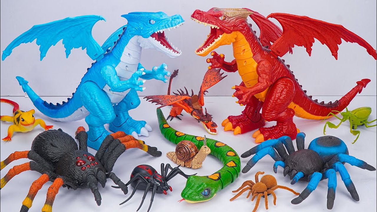 ZURU ROBO ALIVE COLLECTION | UNBOXING Robo Dragon, Robo Snake, Terra Spider & Insect Review ASMR