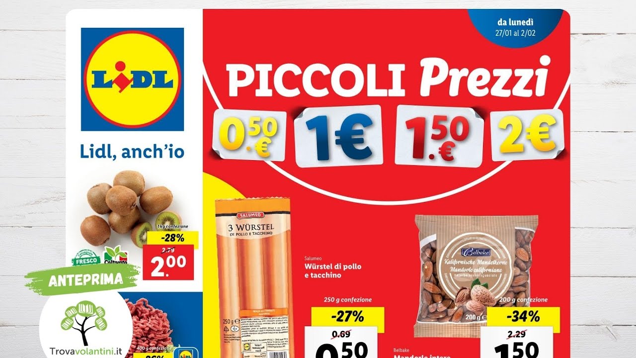 VOLANTINO LIDL dal 27 gennaio al 2 febbraio 2025 #anteprima