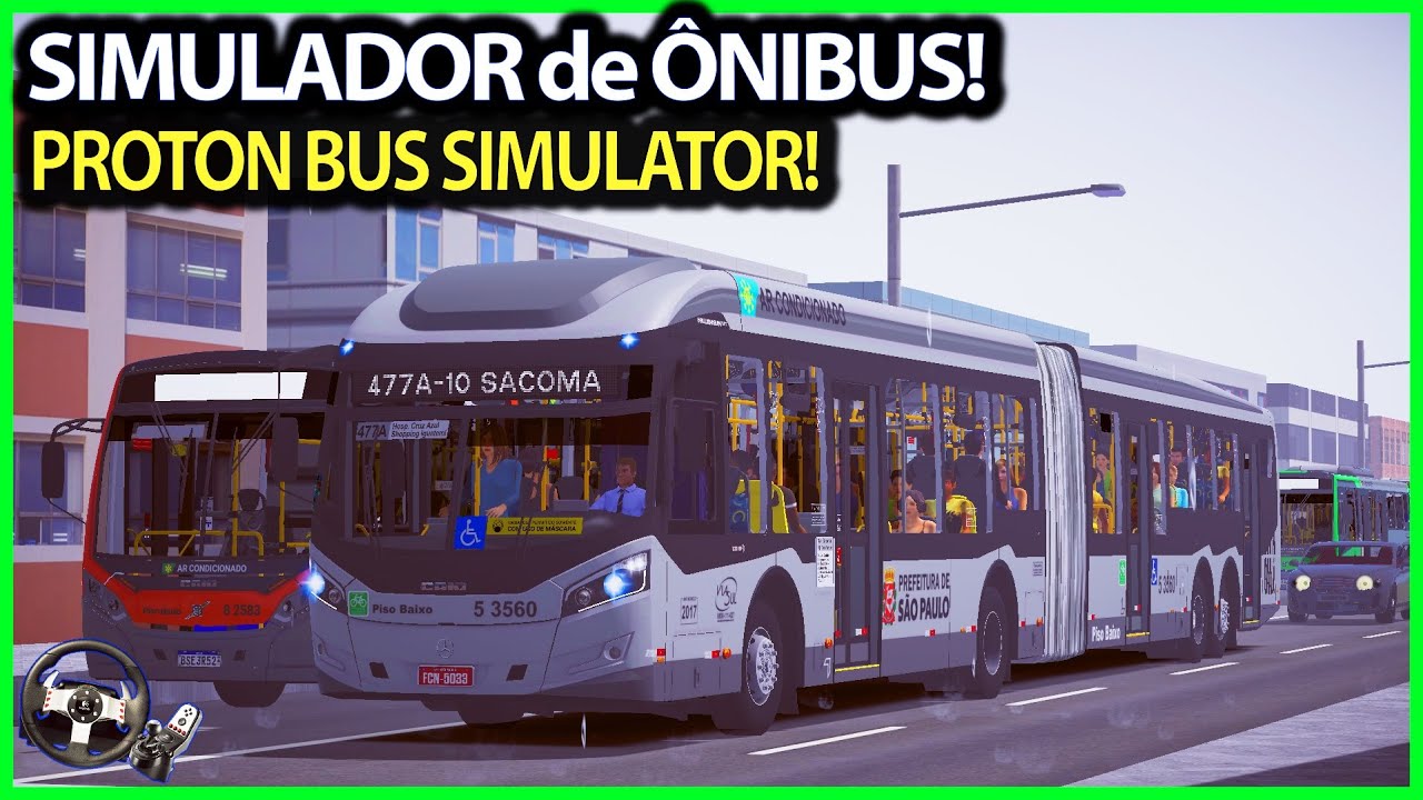 OS DESAFIOS de ENFRENTAR as RUAS ESTREITAS com ÔNIBUS! PROTON BUS SIMULATOR