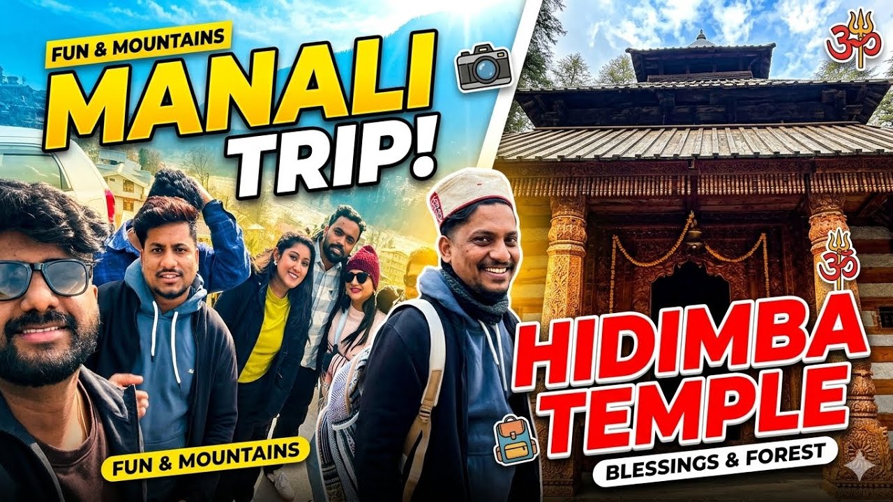 Vlog 7 Manali Ka Dil ❤️ Hidimba Devi Temple & Mall Road Vlog #viral 