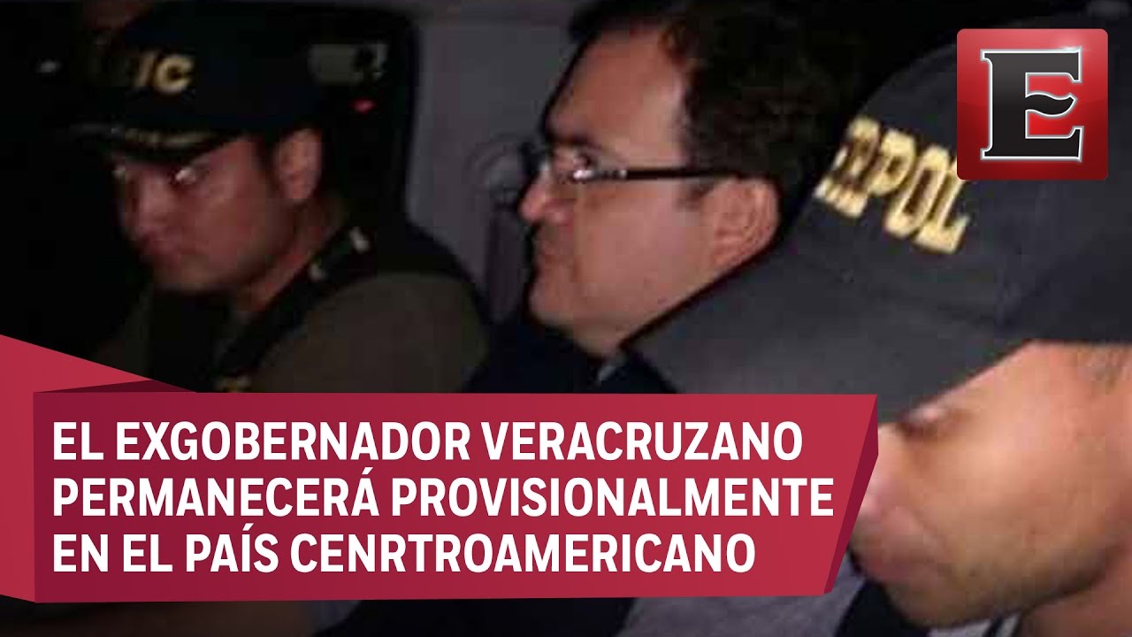Detalles de la captura de Javier Duarte en Guatemala