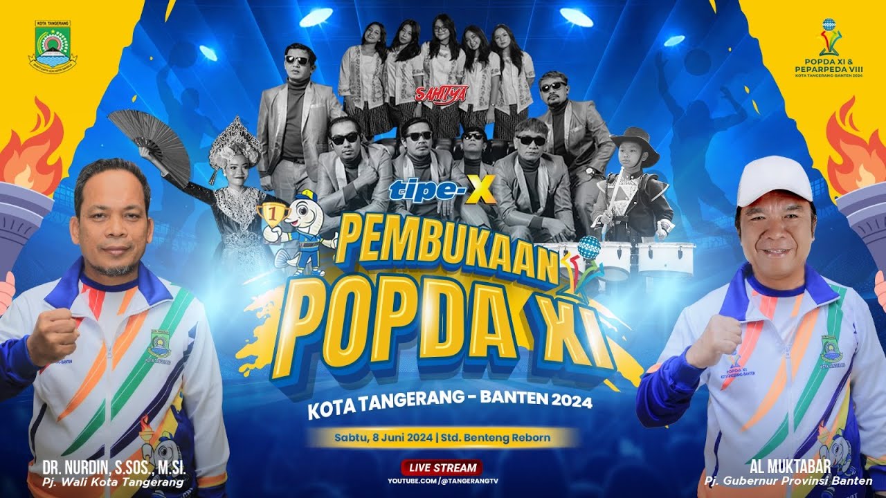 LIVE - Pembukaan POPDA XI Banten - Kota Tangerang