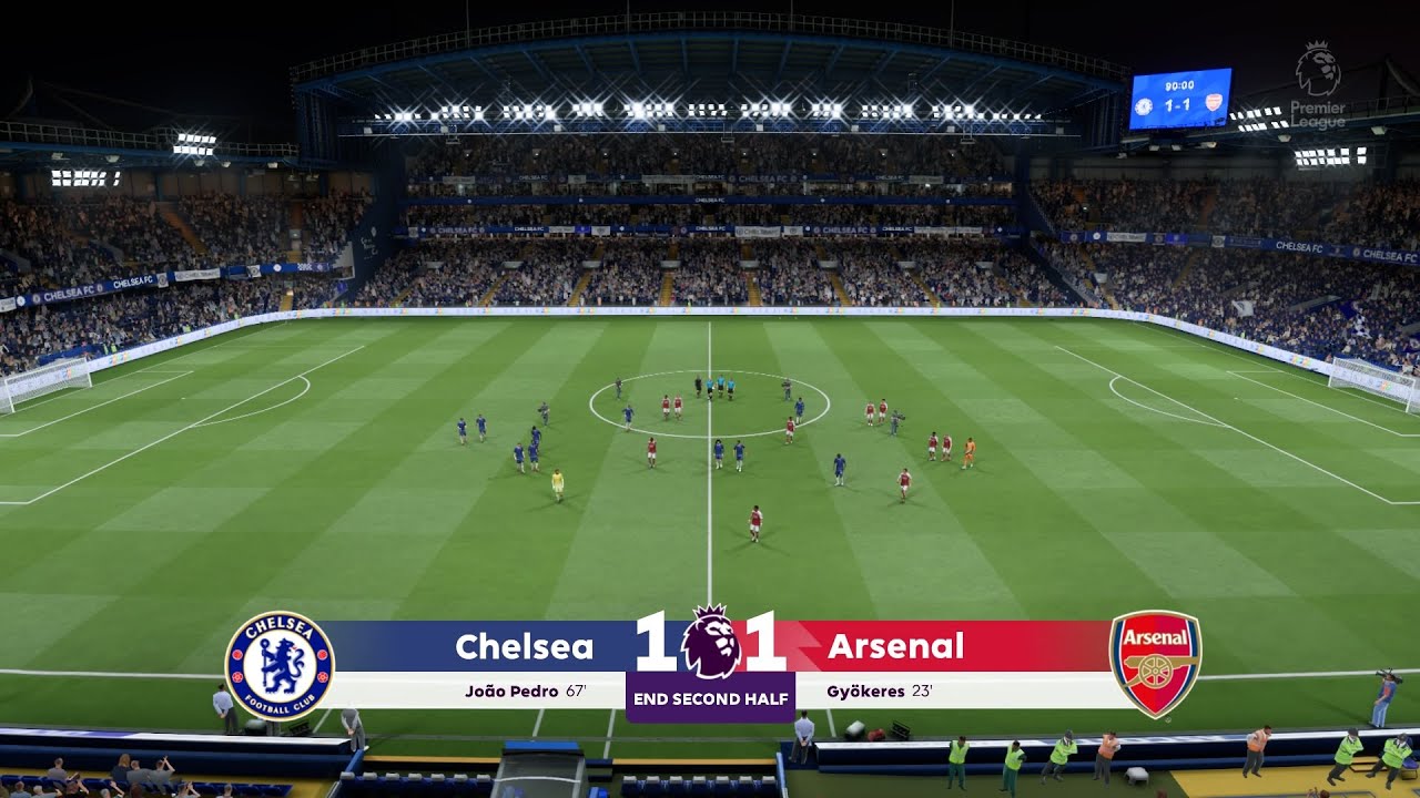 Chelsea Vs Arsenal - Premier League 25/26 - FC 26 Game Play