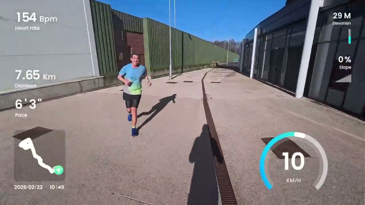 Steve Prescott 10k practice with Russell, Baz, Nathan, Craig, Carl,Ian and Dave 💪