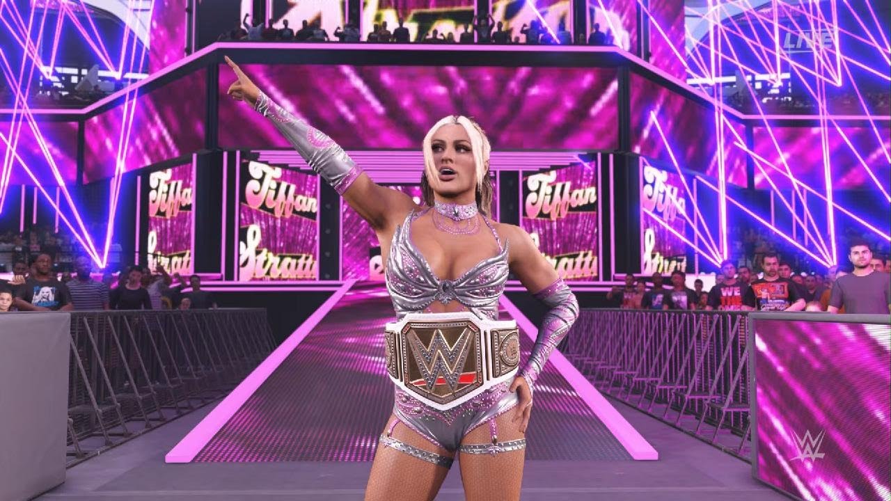 WWE 2K25 Tiffany Stratton vs Charolette Flair | Wrestlemania 41 | Women`s World Championship
