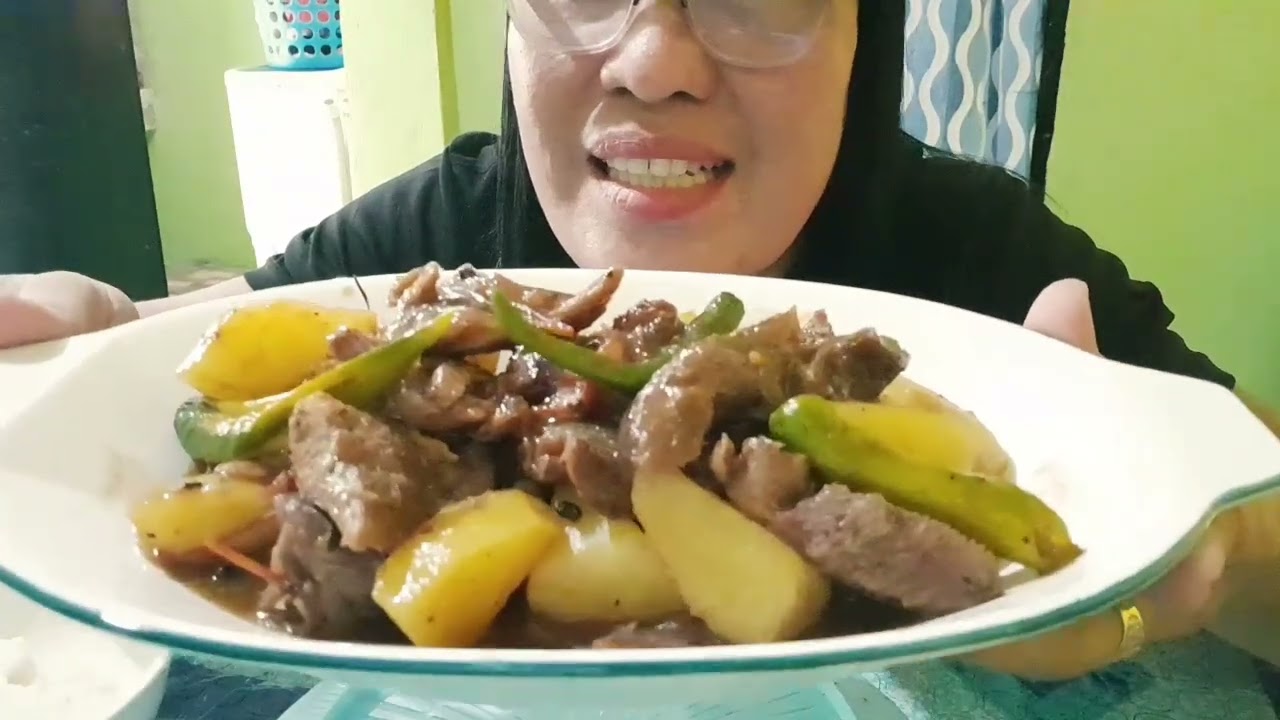 How i cook simple beef adobo with potato