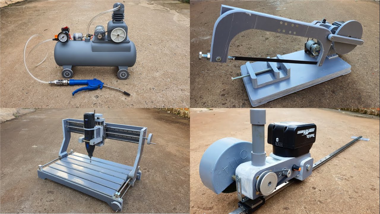 4 Homemade ideas Machine from PVC pipe