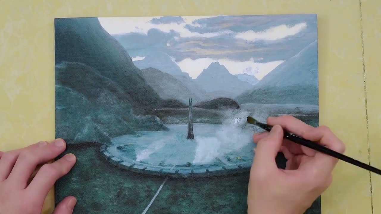 Isengard Painting - LOTR