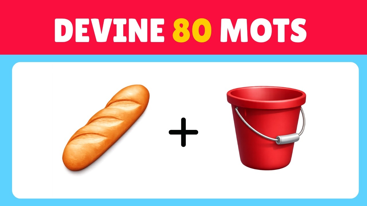 Devine 80 MOTS en ÉMOJIS | Nouveaux Rébus en Émojis