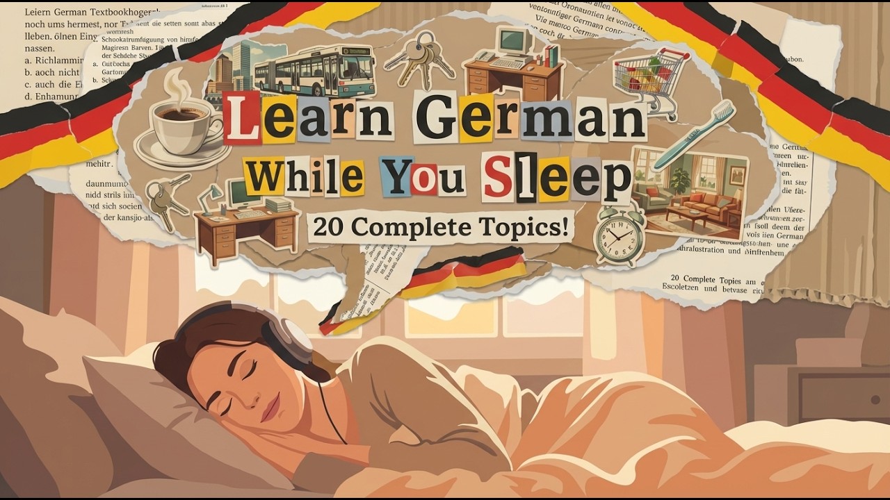 Learn German While You Sleep 💤 | 20 Themen