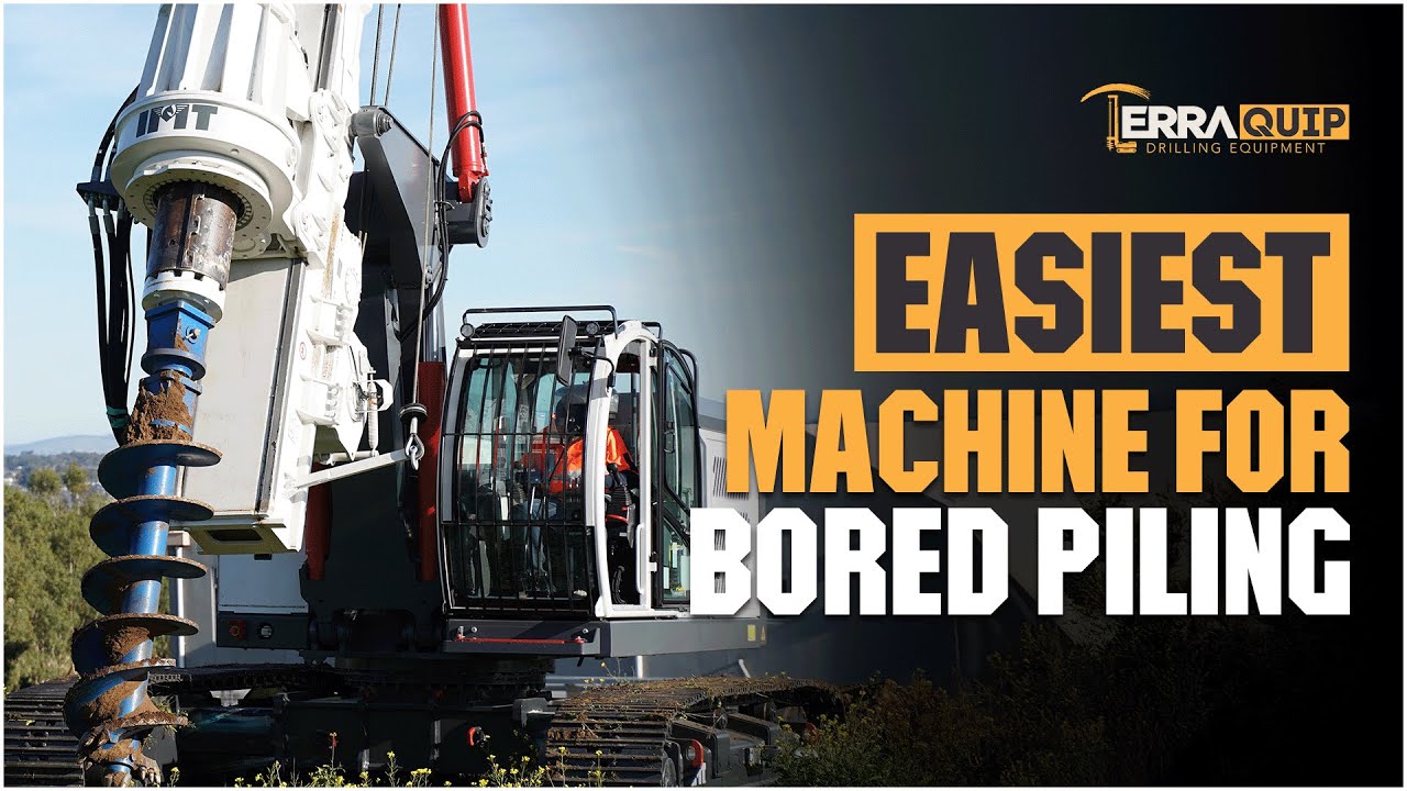 Operator first time drilling on IMT A140 Piling Rig