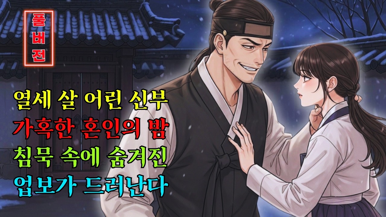 열세 살 어린 신부의 가혹한 혼인, 그 밤에 드러난 업보 | 조선 시대 인과응보 야담 | 야담 | 민담 | 전설 | 설화 | 옛날이야기 | 야사 | 오디오북.
