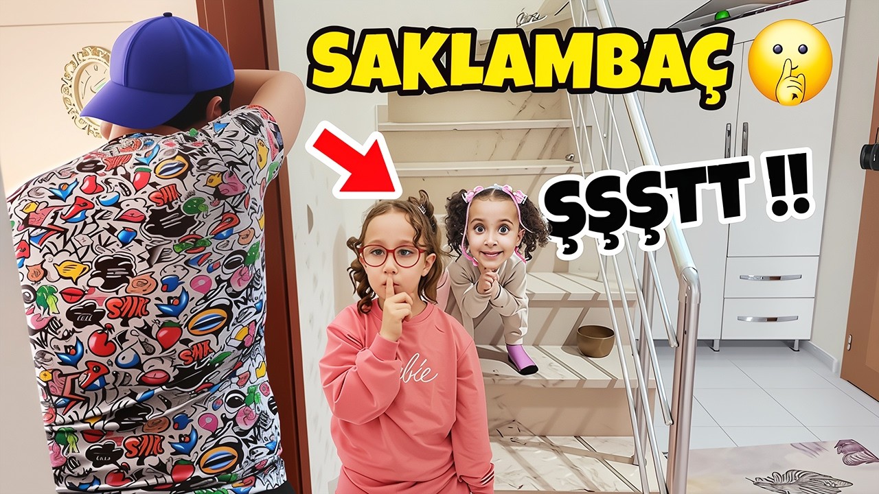 BAHAR BANU ALYA VE BABASI İLE EVDE SAKLAMBAÇ !!