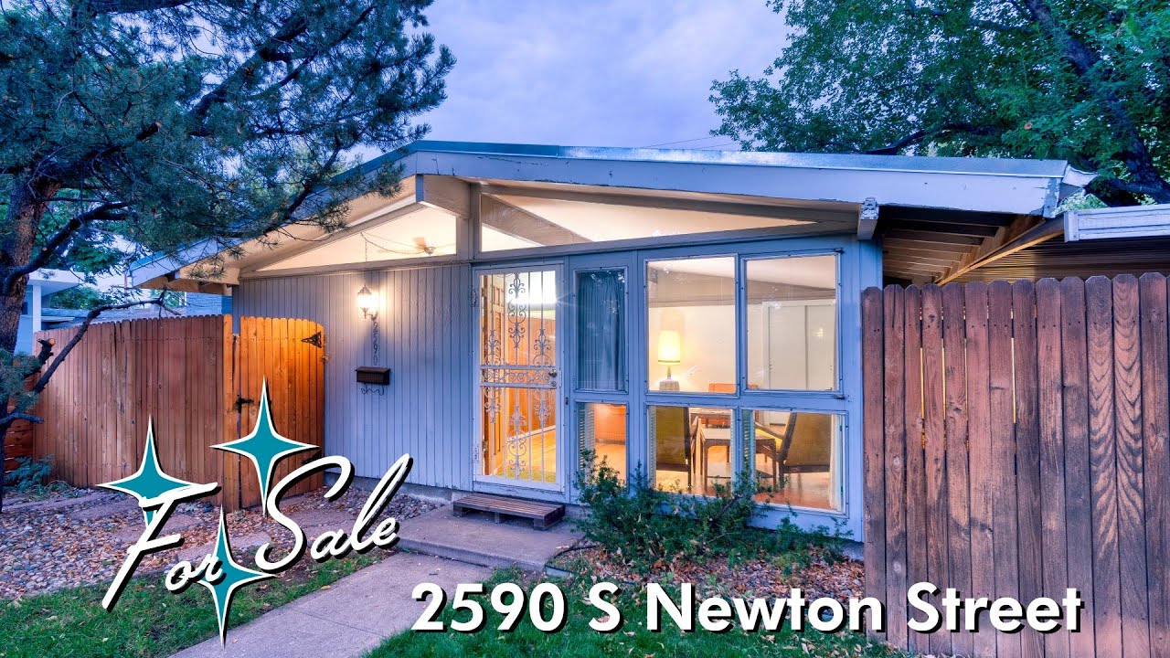 SOLD - Authentic Cliff May Home at 2590 S Newton Street in Denver’s Harvey Park