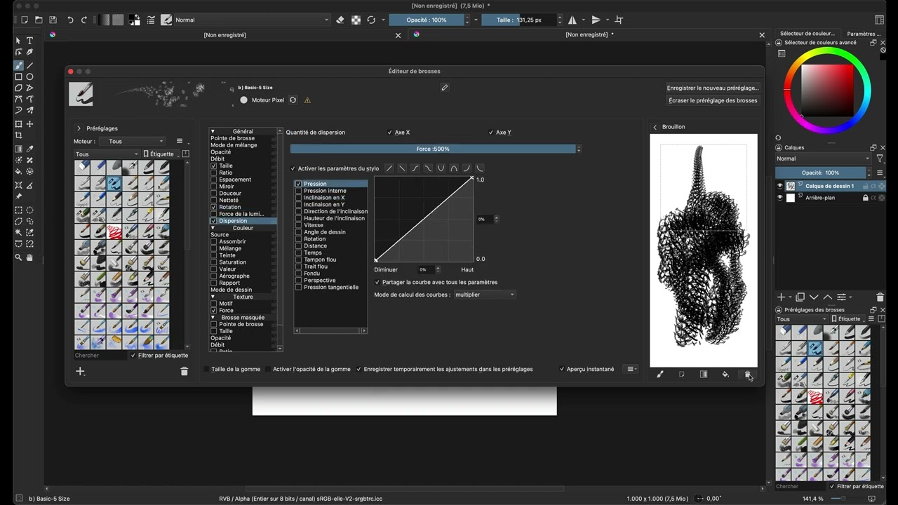 Créer sa propre brosse dans Krita