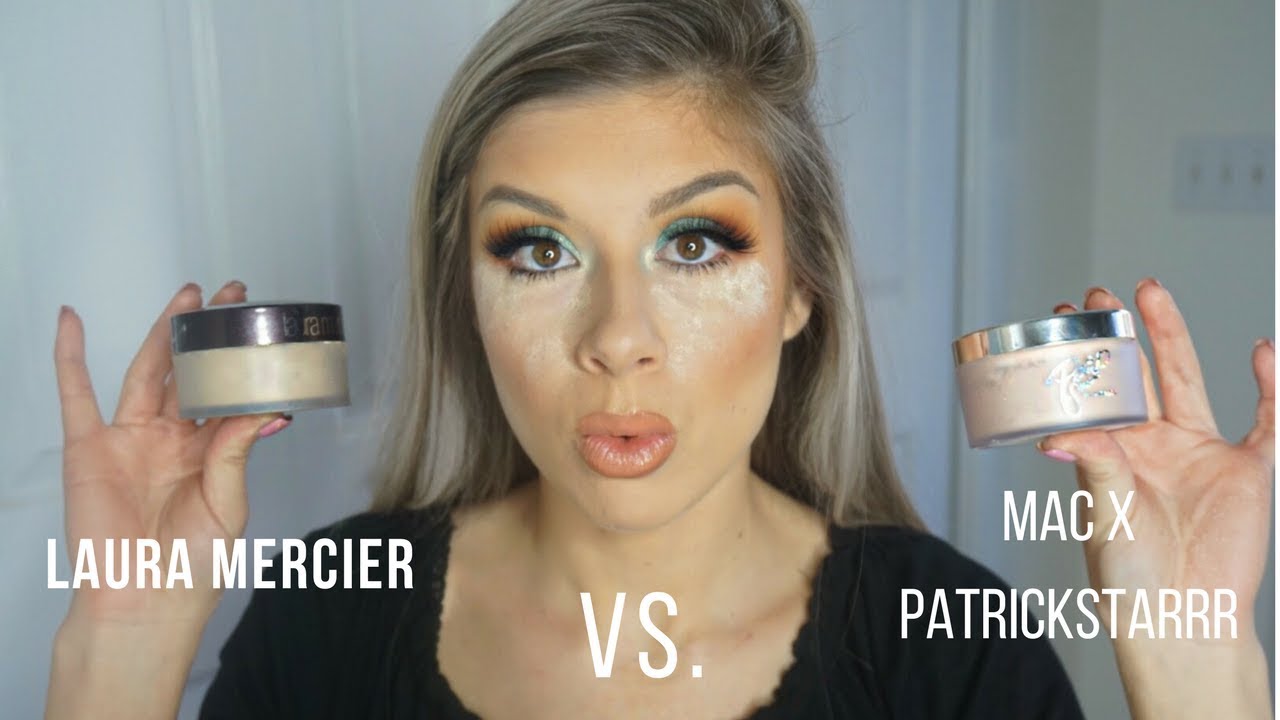 NEW! MAC X PATRICKSTARRR SETTING POWDER HONEST REVIEW!!!!