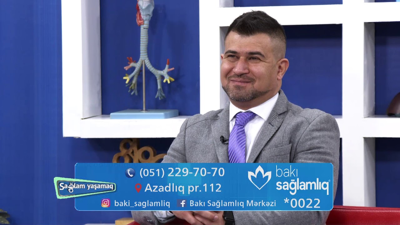 Bakı Sağlamlıq Mərkəzi kardioloq Afiyyədin İsgəndərov (25.01.2021)