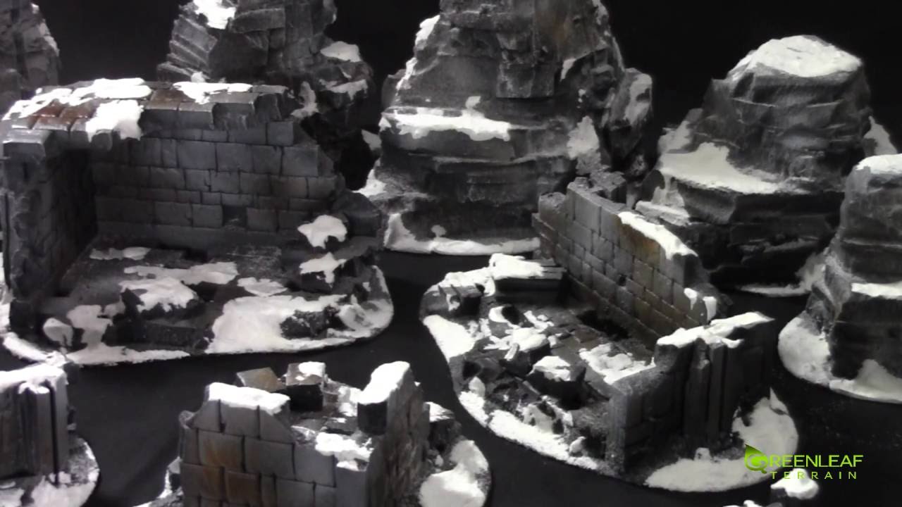 Showcase: Small Snow Capped Ruins Set