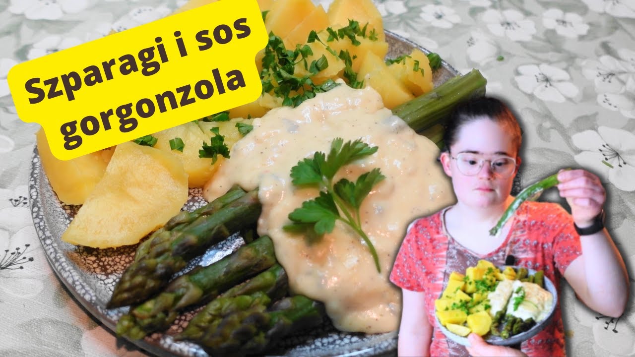 Szparagi w sosie gorgonzola - sezonowe warzywa. Pokazujemy jak zrobić pyszny sos serowy Domowy obiad