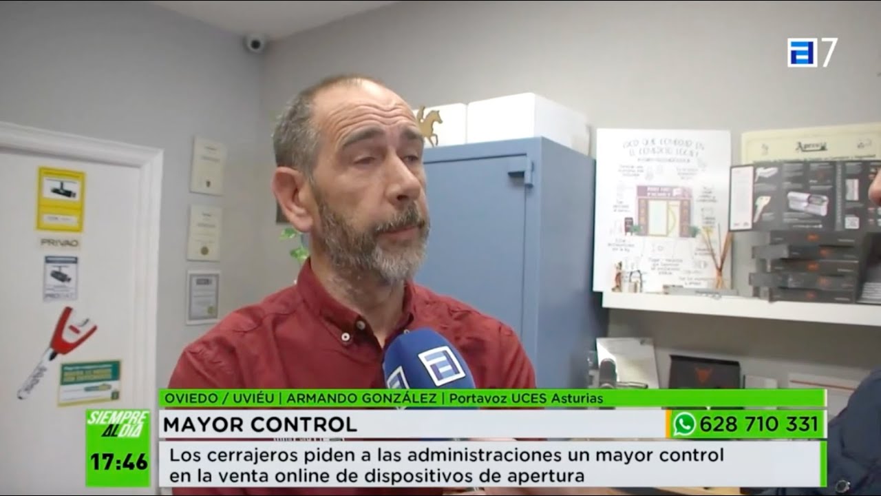 Los cerrajeros de UCES, concienciados por la falta de control en la venta de herramientas