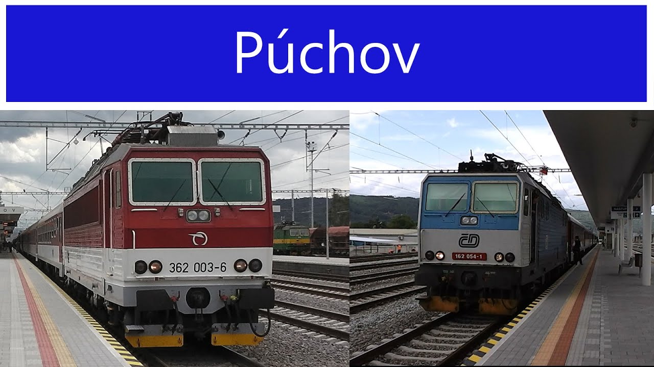 Vlaky Púchov (3 kV ss) (SK) - 28.7.2015 / Slovak Trains Púchov