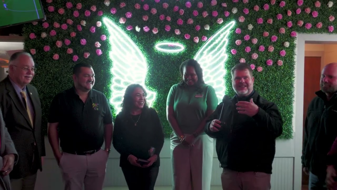 Salsa Ribbon Cutting