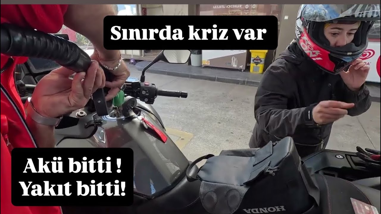 Motorla Sınırda Macera: Akü Krizi, Yakıt Alarmı ve Eve Dönüş!