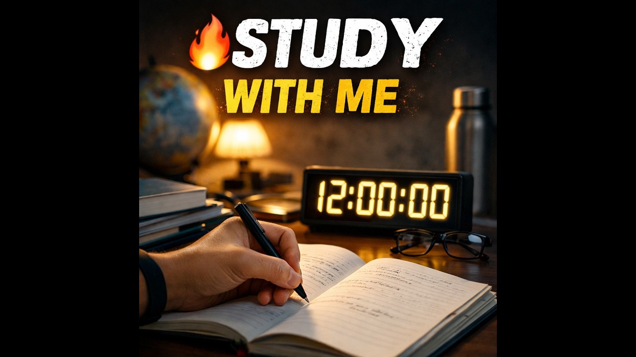 If You Are Serious About Your Exam, Sit With Me. | Study With Me | Deep Focus