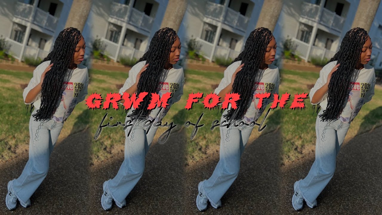 FIRST DAY OF SCHOOL GRWM + MINI VLOG| junior year