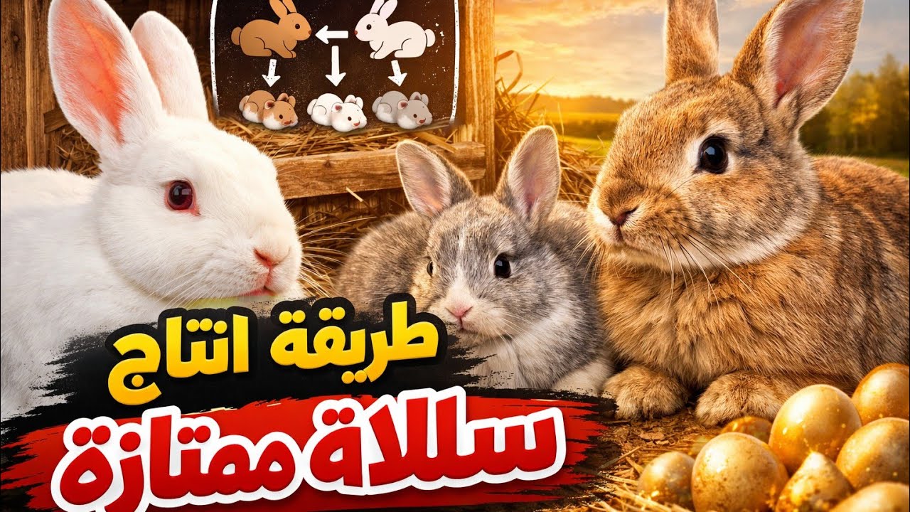 طريقة إنتاج سلالة ممتازة من الأرانب و معلومات أخرى مفيدة 🐰💪