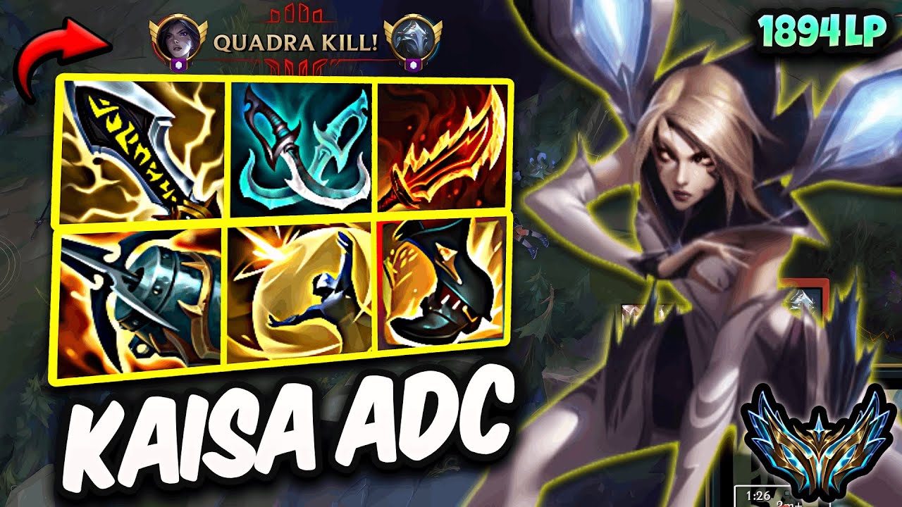 Kaisa vs Ezreal ADC ( 16/3/9 ) Korea Challenger 1,894 LP | Patch 25.22