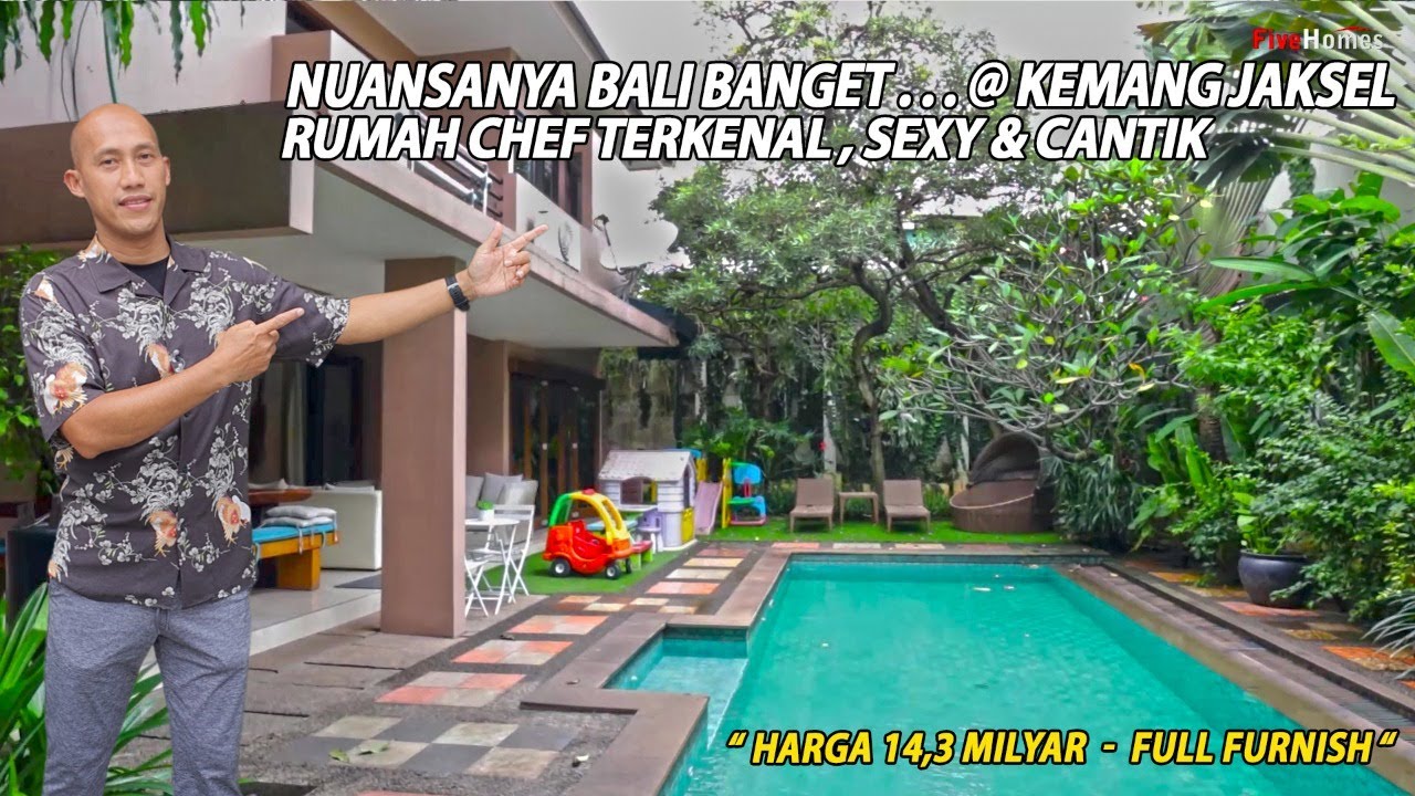 [ SOLD/TERJUAL ] Nuansanya Bali Banget @kemang Jaksel Rumah Chef TerkenaL,Sexy & Cantik Full Furnish