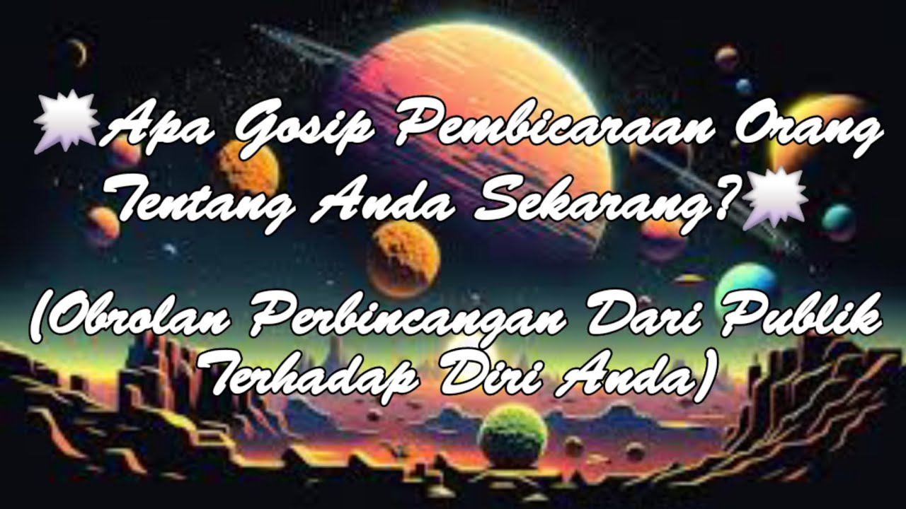 Portal Energi (Kasus Dominan), 🗯GOSIP PEMBICARAAN ORG TTG ANDA SKRG?🗯 (TIMELESS & GENDERLESS)